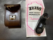 Carl Zeiss Turmon 8X Ca: 1910 with brochure and purse