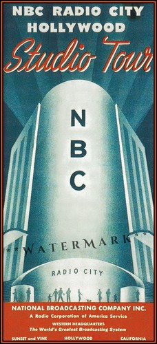 Nbc studio tour 1940 - tour, hollywood