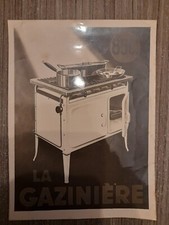 tract papier glacé originale  publicitaire gazinière 1920 / 1940