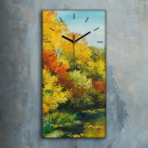 Horloge murale sur - toile, 30x60