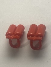 2 x LEGO Red Minifigure Air Tanks Ref 3838 Set 6970 926 6953 4025 497 10497