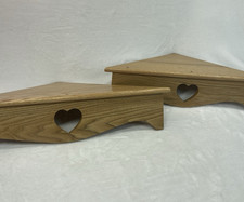Set of 2 Sizes Vintage Wood