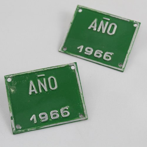Anciennes plaques