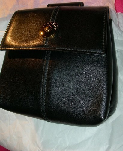 Petite pochette cuir noire