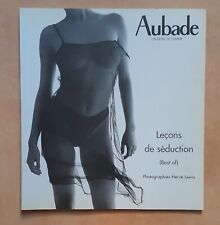 LECONS DE SEDUCTION AUBADE - HERVE LEWIS -Edition DE LA MARTINIERE VOIR photos