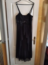 Robe longue noire bretelles