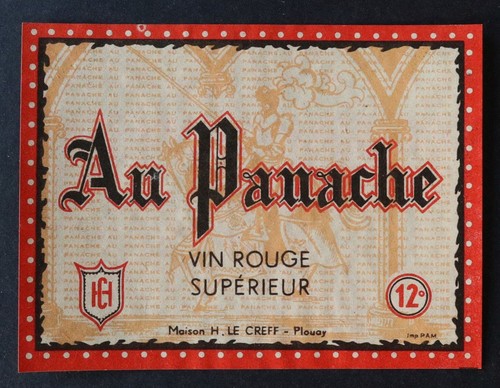 Ancienne étiquette vin - , au