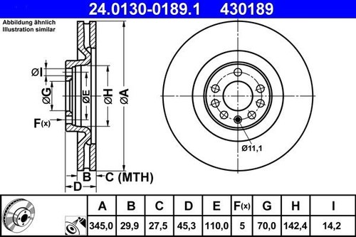 Disques frein opel vectra - disques,