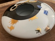 vase peint a la main avec decoration