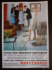 PUBLICITE chaises APROPOS