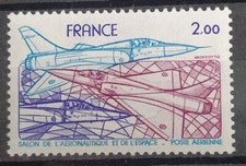 Timbre France Poste aérienne PA Mirage 2000 N° 54 Neuf** 1981