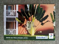 CARTE PUBLICITAIRE CLUB MED 
