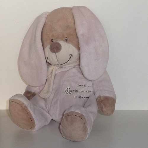 Doudou lapin nicotoy marron - doudou,