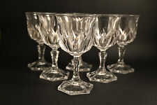 6 verres cristal d arques modèle chaumont 12 cm