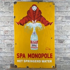 Plaque émaillée SPA MONOPOLE