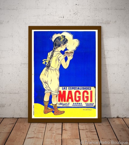 Affiche publicitaire vintage