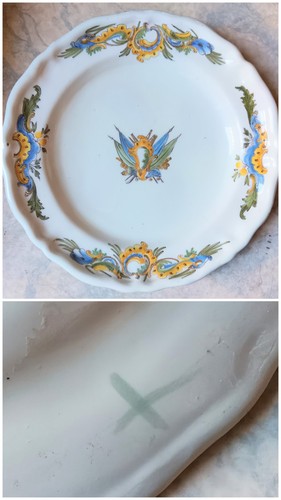 Ancienne assiette faïence