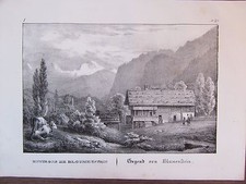 GRAVURE 19ème SIÈCLE SUISSE