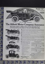 1911 ABBOT DETROIT TOURING