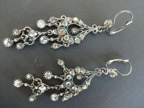 Boucle oreille pendante cm - 8,