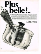 PUBLICITE  1969   LAGOSTINA  casseroles
