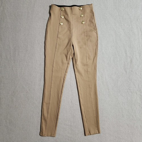 Zara gold button seamed - zara,
