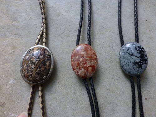Bolo ties leopard - ties,