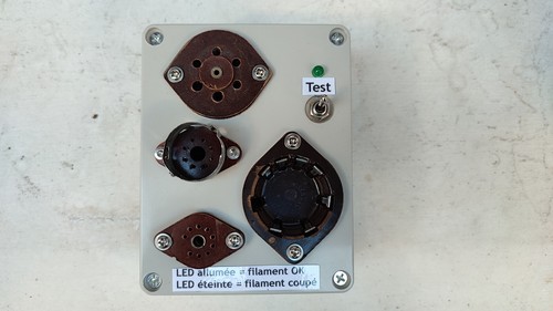 Testeur filament lampe tube - filament,