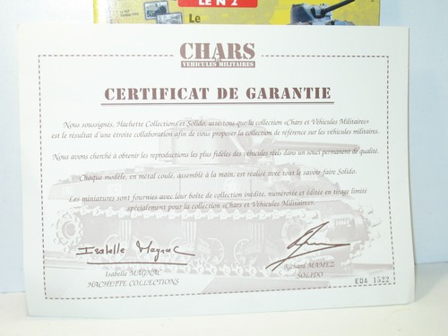 Solido certificat de - solido,,