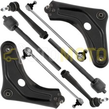 PEUGEOT 207 TRIANGLE BRAS DE SUSPENSION ROTULE BIELLETTE BARRE STAB AVANT 8 PCS