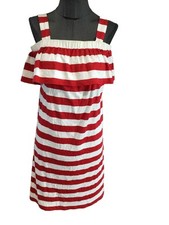 Très Belle Robe Coton Rouge Max Mara Week-end 36 Tbe