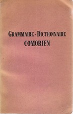 FISCHER-GRAMMAIRE-DICTIONNAIRE COMORIEN-LIVRE ANCIEN XXème VOYAGES