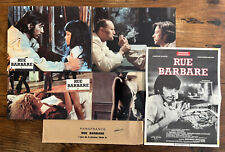 RUE BARBARE - Bernard GIRAUDEAU BOISSON - 5 photos Lobby Cards 1984 + Synopsis