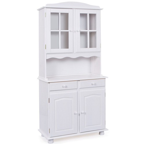 Vaisselier portes bois - vaisselier,