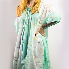 * White & Turquoise with Gold