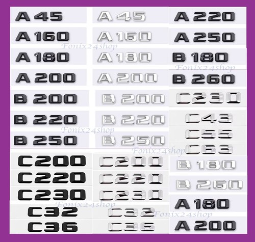 Lettres mercedes benz - mercedes, a