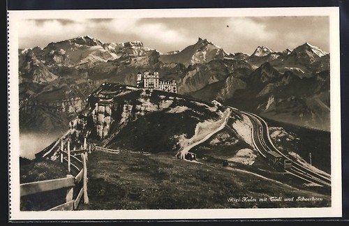 Carte postale rigi kulm - postale, rigi-kulm