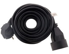 Rallonge Prolongateur Zenitech 16A 2P+T HO5VV-F 3G1,5mm² Noir 5m Extérieur 