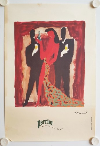 Affiche perrier eau air - affiche, vie