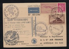 FRANCE 1935 CARTE RAID