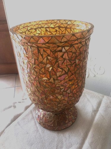 Coupe vase en verre - vase,