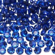 Naturellement Certifié Ceylan Bleu Saphir 3 MM Rond Calibré Pierre Précieuse ...