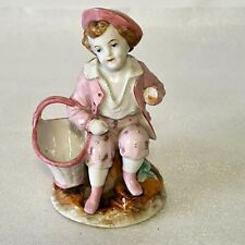 🚶 statuette figurine pyrogène porcelaine allemande Conta & bohème 