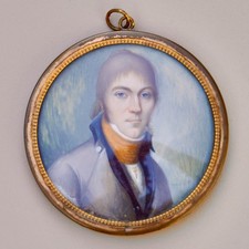 Portrait miniature d'un