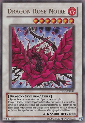 Dragon rose noire - yu-gi-oh!,