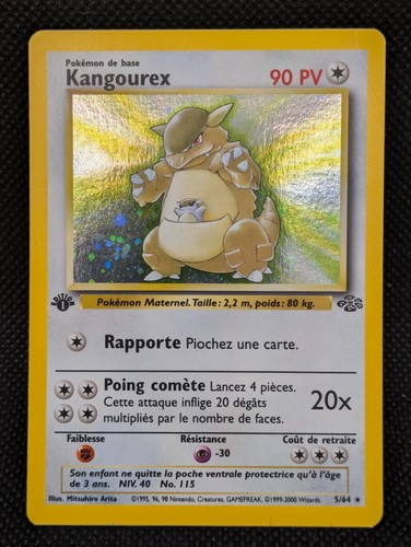 Carte pokemon kangourex - carte,