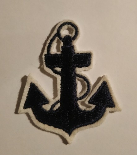 Ecusson tissus patch ancre - patch,
