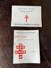 Invitation discours du Général de Gaulle 1947