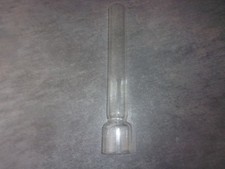Verre lampe à pétrole - Hauteur 25 cm