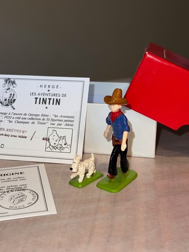 Tintin figurine plomb - , pixi